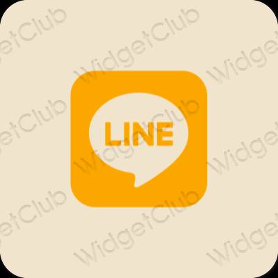 Estetske LINE ikone aplikacij
