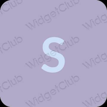 Естетичен лилаво SHEIN икони на приложения