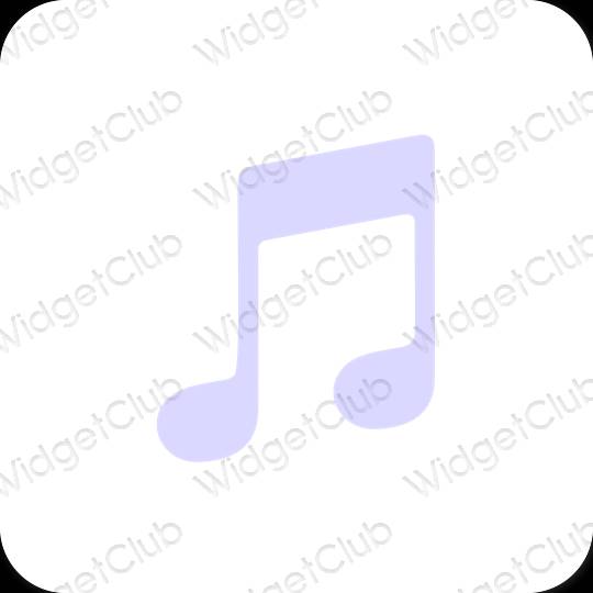 Icônes d'application Apple Music esthétiques