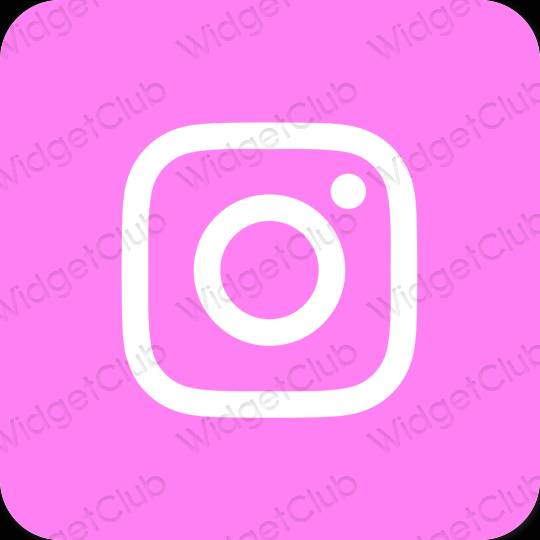 Естетичний фіолетовий Instagram значки програм