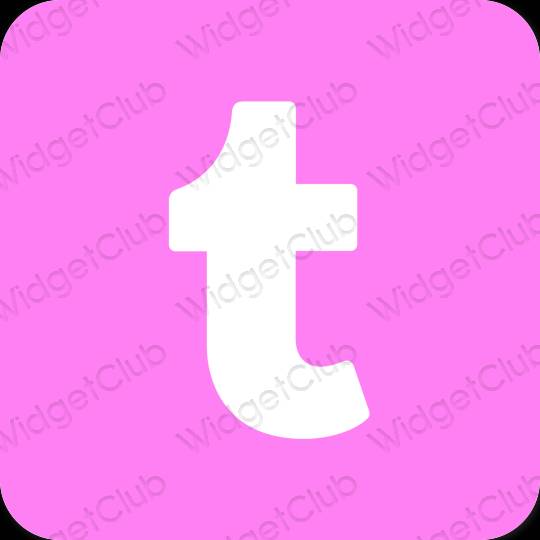 эстетический пурпурный Tumblr значки приложений