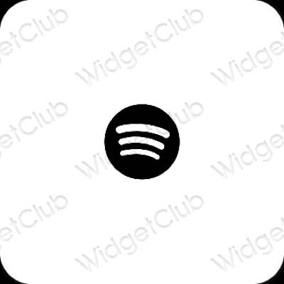 Esthetische Spotify app-pictogrammen