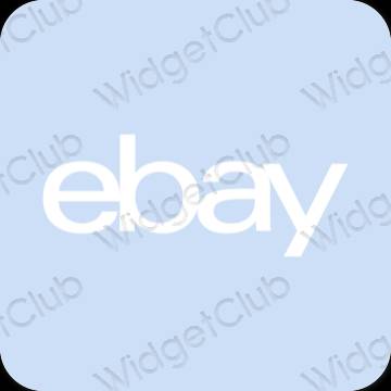 Esztétika lila eBay alkalmazás ikonok
