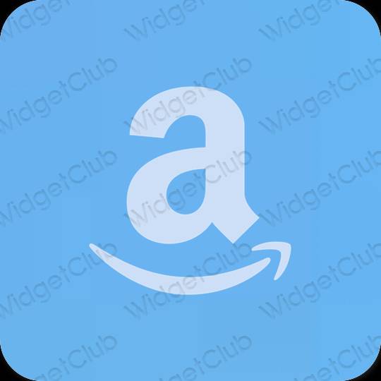 Естетски Плави Amazon иконе апликација