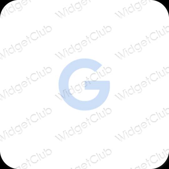 Esthetische Google app-pictogrammen