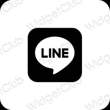 Естетични LINE икони на приложения