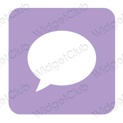 جمالية Messages أيقونات التطبيقات