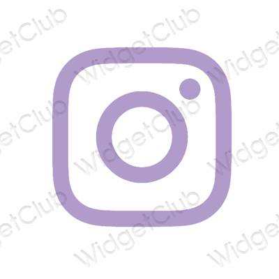 Estetické ikony aplikací Instagram