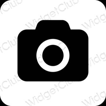 Esthetische Camera app-pictogrammen