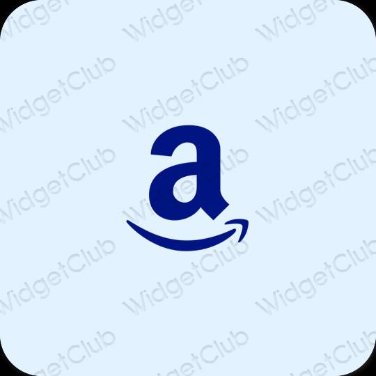 Esztétika lila Amazon alkalmazás ikonok