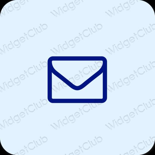 Ästhetisch Violett Mail App-Symbole