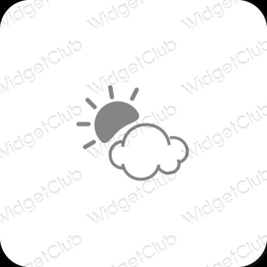 Естетске Weather иконе апликација