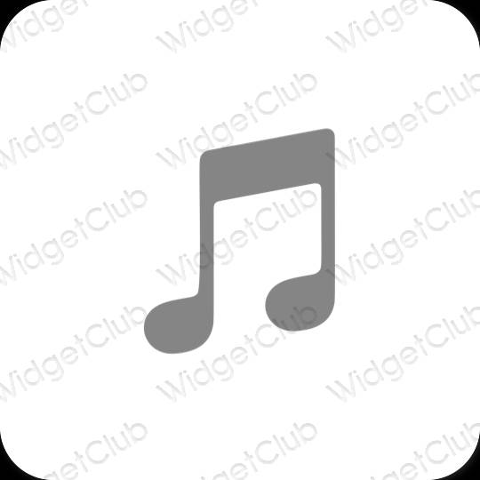 Ästhetische Apple Music App-Symbole