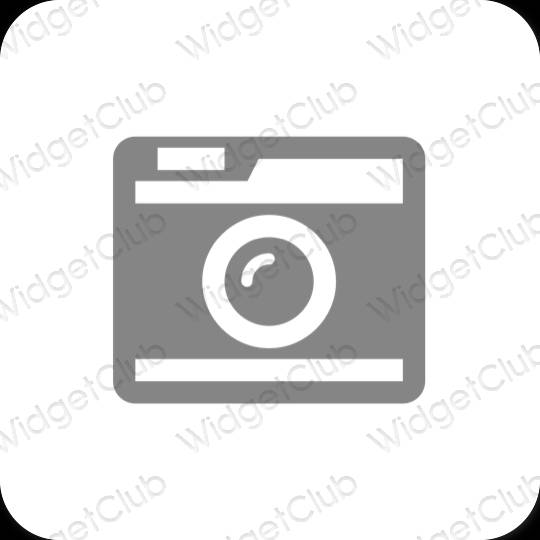 Esthetische Camera app-pictogrammen