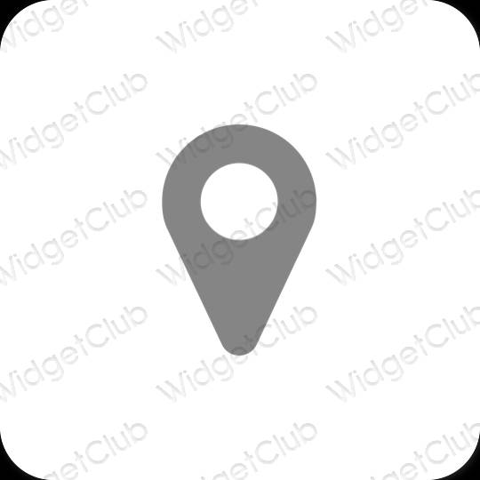 Esthetische Map app-pictogrammen