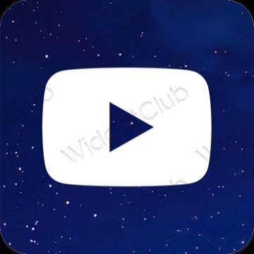 Esthetische Youtube app-pictogrammen