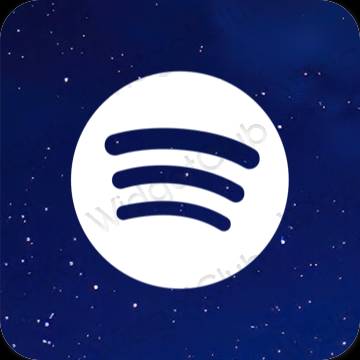 Estetske Spotify ikone aplikacij