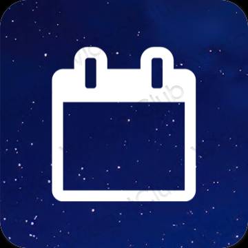 Ästhetische Calendar App-Symbole