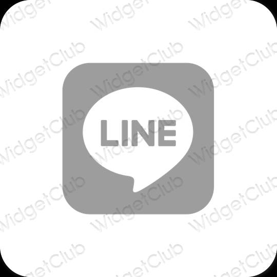 Esthetische LINE app-pictogrammen