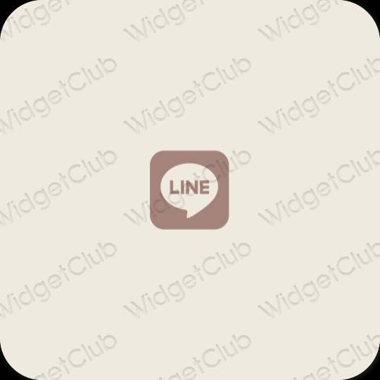 Esthetische LINE app-pictogrammen