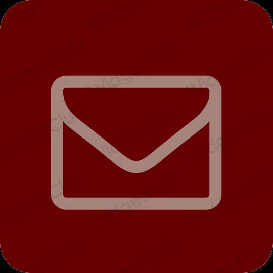 Ästhetisch braun Mail App-Symbole