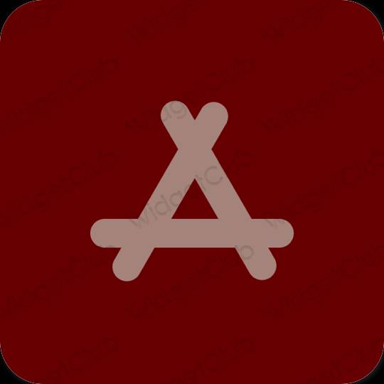 אֶסתֵטִי חום AppStore סמלי אפליקציה
