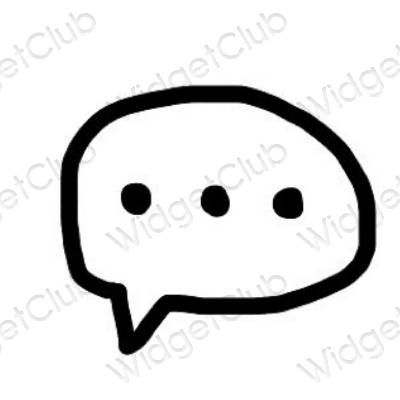 جمالية Messages أيقونات التطبيقات