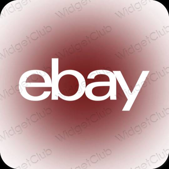 Biểu tượng ứng dụng eBay thẩm mỹ