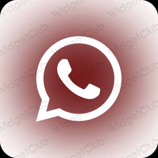 Esteetilised WhatsApp rakenduste ikoonid