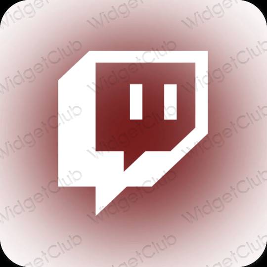 Icone delle app Twitch estetiche