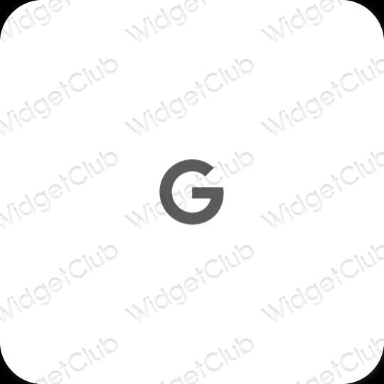 Aesthetic Google app icons