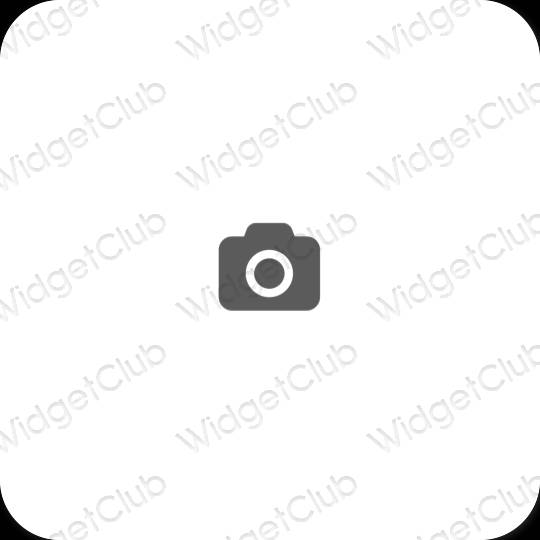 Icônes d'application Camera esthétiques