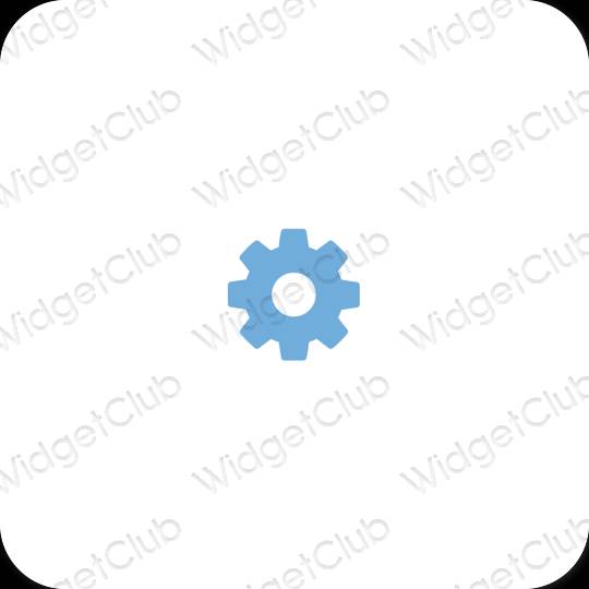 Esthetische Settings app-pictogrammen