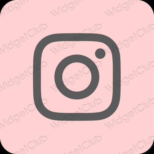 Estetski ružičasta Instagram ikone aplikacija