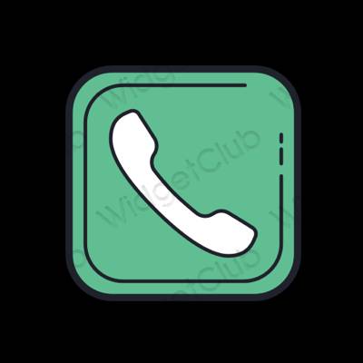 Естетични Phone икони на приложения