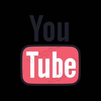 Estetické ikony aplikací Youtube