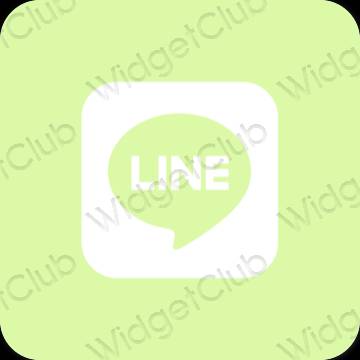 Эстетические LINE значки приложений