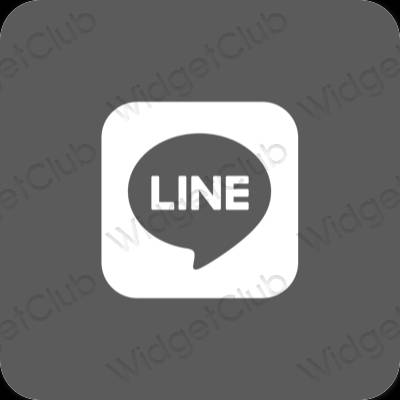 Естетске LINE иконе апликација