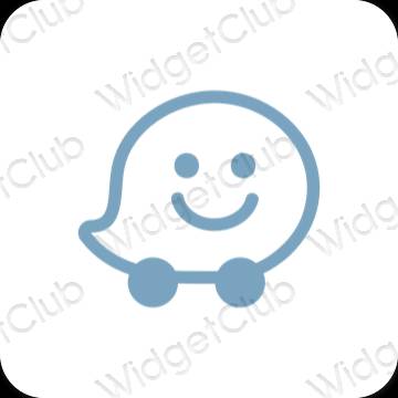 Waze おしゃれアイコン画像素材