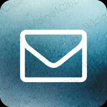 Icônes d'application Mail esthétiques