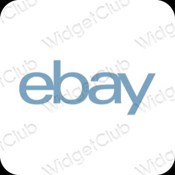 Æstetiske eBay app-ikoner