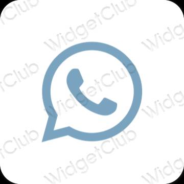 Aesthetic WhatsApp app icons