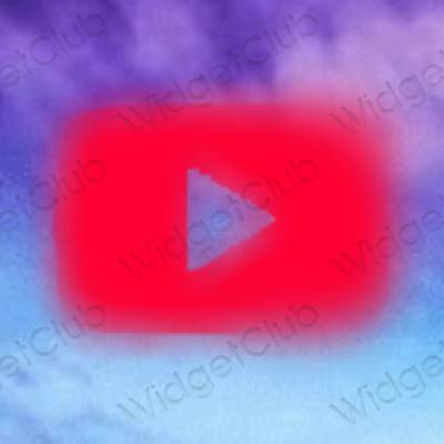 Estetické ikony aplikací Youtube