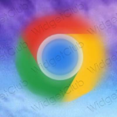 ไอคอนแอพ Aesthetic Chrome