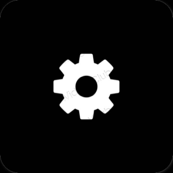 Esthetische Settings app-pictogrammen