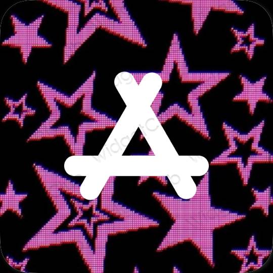 Aesthetic black AppStore app icons