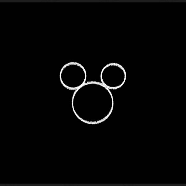 Estetico Nero Disney icone dell'app