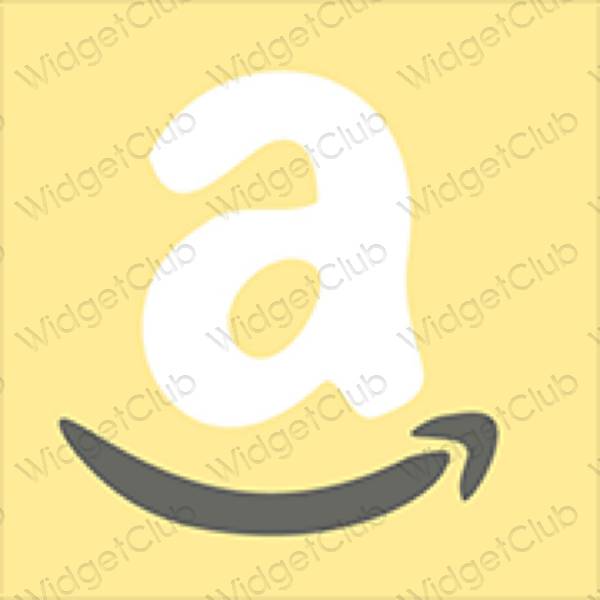 Естетски наранџаста Amazon иконе апликација