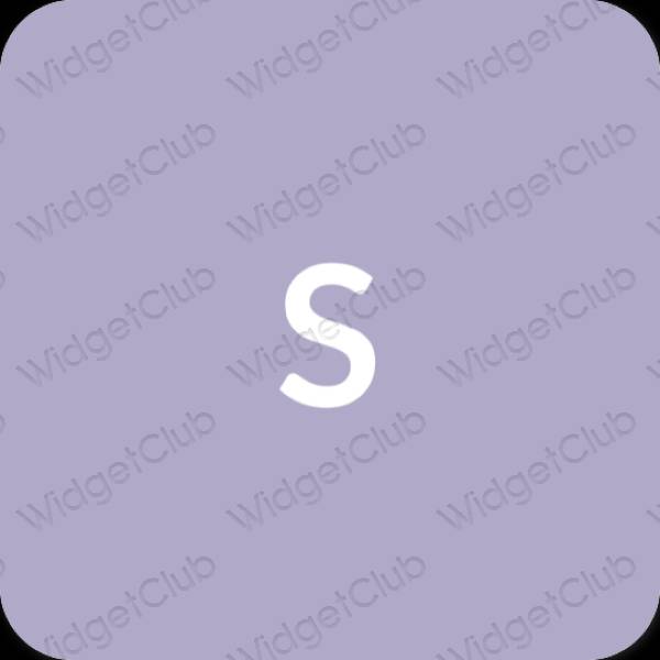 Estetisk pastellblå SHEIN app ikoner
