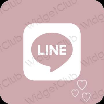 Aesthetic LINE app icons